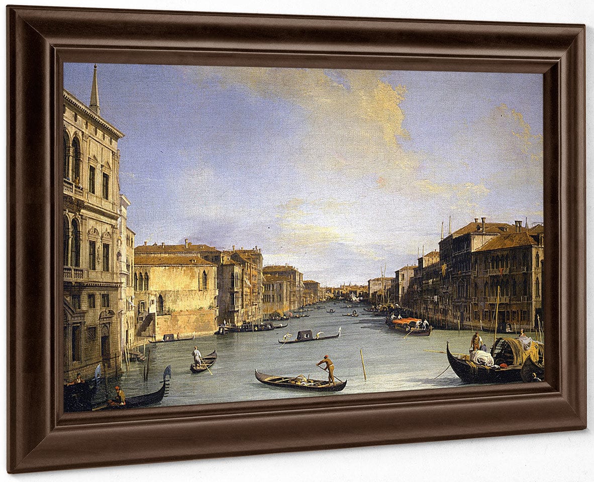 Grand Canal From The Palazzo Balbi By Canaletto Fine Art Print
