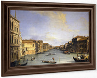 Grand Canal From The Palazzo Balbi By Canaletto Fine Art Print