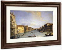 Grand Canal From The Palazzo Balbi By Canaletto Fine Art Print