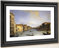 Grand Canal From The Palazzo Balbi By Canaletto Fine Art Print