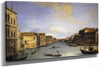 Grand Canal From The Palazzo Balbi By Canaletto Fine Art Print