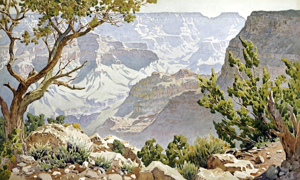 Grand Canyon By Gunnar Widforss Fine Art Print