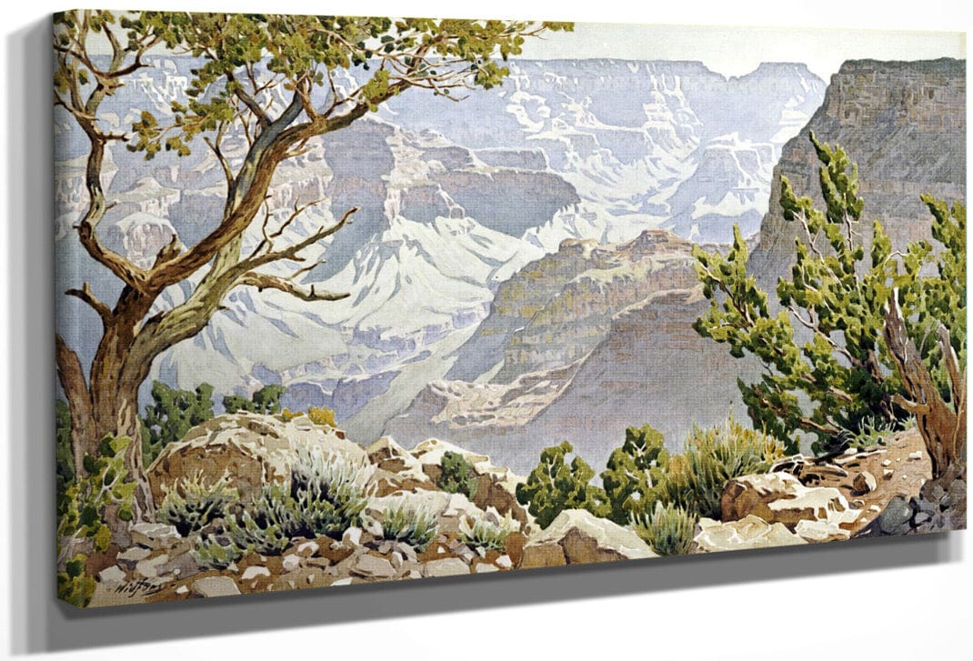 Grand Canyon By Gunnar Widforss Fine Art Print