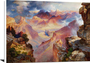 Grand Canyon Of Arizona At Sunset Painting Thomas Moran Canvas Art Fine Art Print