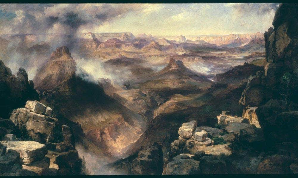 Grand Canyon Of The Colorado River By Thomas Moran Fine Art Print