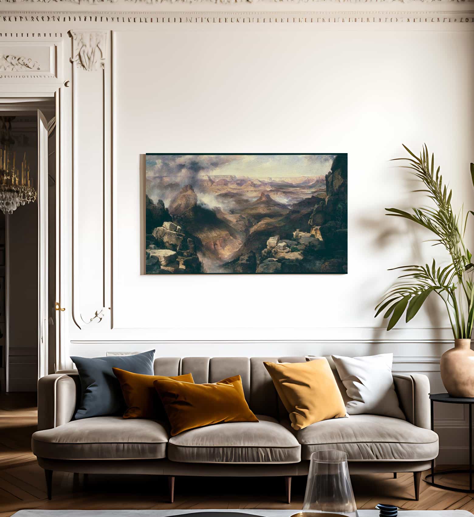Grand Canyon Of The Colorado River By Thomas Moran Fine Art Print