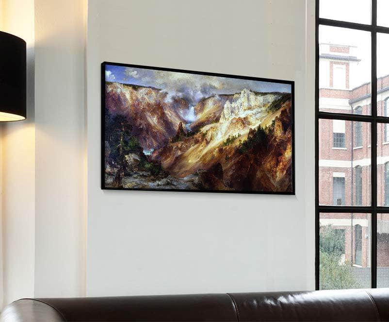Grand Canyon Of The Yellowstone Painting Thomas Moran Canvas Art Fine Art Print