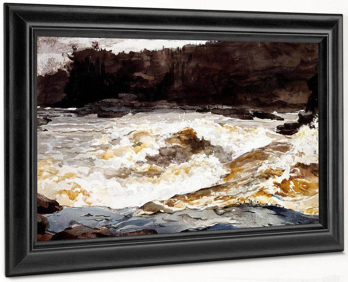 Grand Discharge Lake Saint John By Winslow Homer Fine Art Print