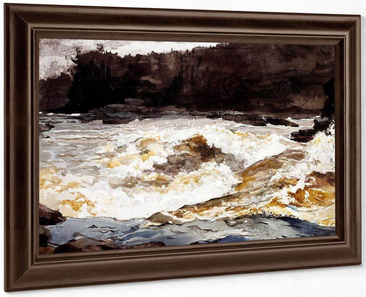 Grand Discharge Lake Saint John By Winslow Homer Fine Art Print
