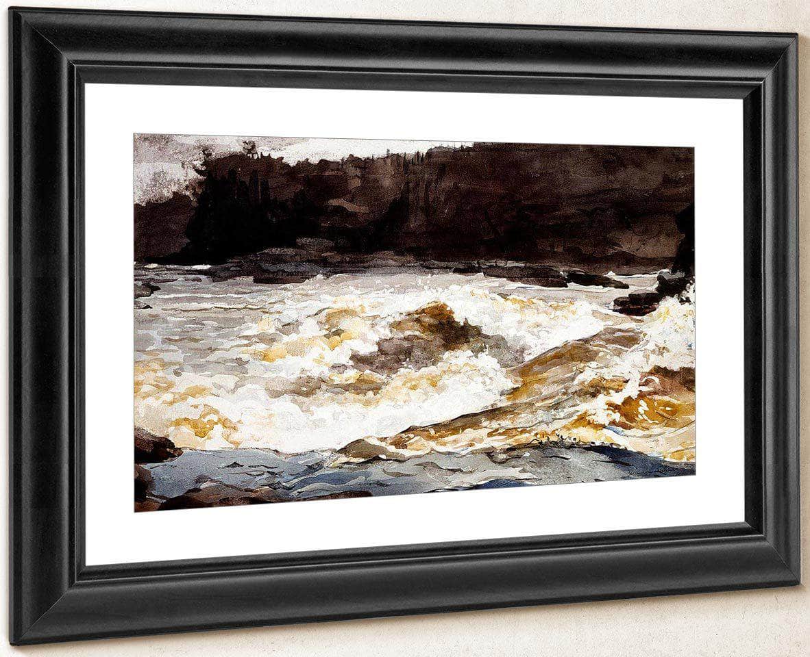 Grand Discharge Lake Saint John By Winslow Homer Fine Art Print