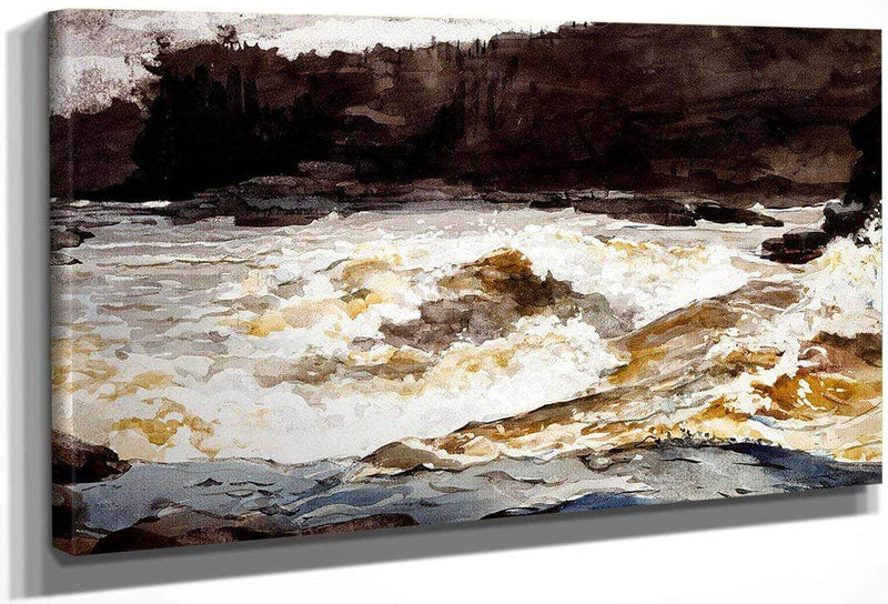 Grand Discharge Lake Saint John By Winslow Homer Fine Art Print