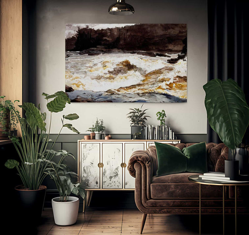 Grand Discharge Lake Saint John By Winslow Homer Fine Art Print