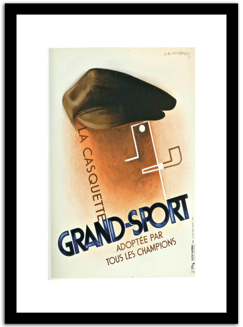 Grand  Sport  Vintage Posterb Fine Art Print