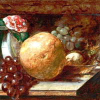 Grapefruit And Oranges By William Etty Fine Art Print