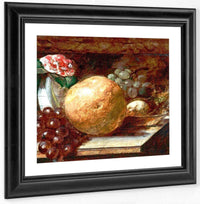 Grapefruit And Oranges By William Etty Fine Art Print