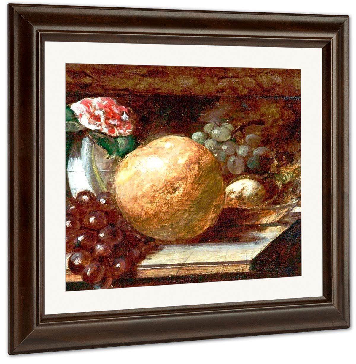 Grapefruit And Oranges By William Etty Fine Art Print