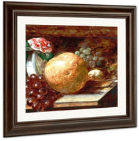 Grapefruit And Oranges By William Etty Fine Art Print