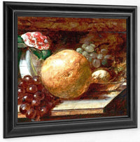 Grapefruit And Oranges By William Etty Fine Art Print