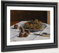Grapes And Walnuts On A Table 1876 By Alfred Sisley Fine Art Print