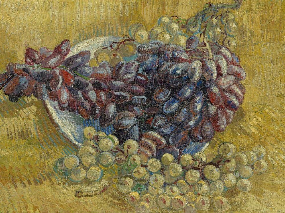 Grapes By Vincent Van Gogh Fine Art Print