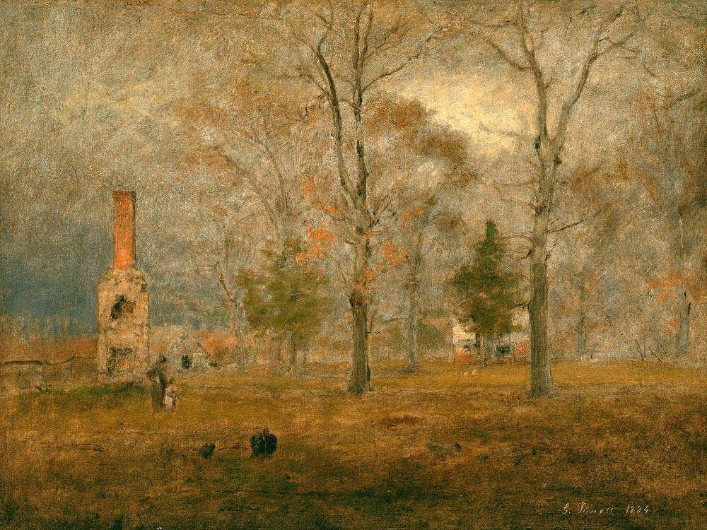 Gray Day, Groochland By Inness, George Fine Art Print