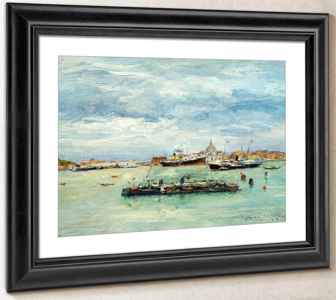 Gray Day On The Lagoon By Chase William Merritt Fine Art Print