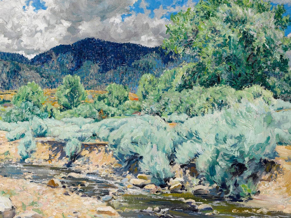 Greasewood, Santa Fe River By Walter Ufer Fine Art Print