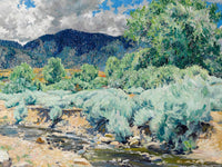 Greasewood, Santa Fe River By Walter Ufer Fine Art Print