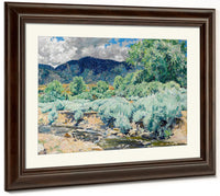 Greasewood, Santa Fe River By Walter Ufer Fine Art Print