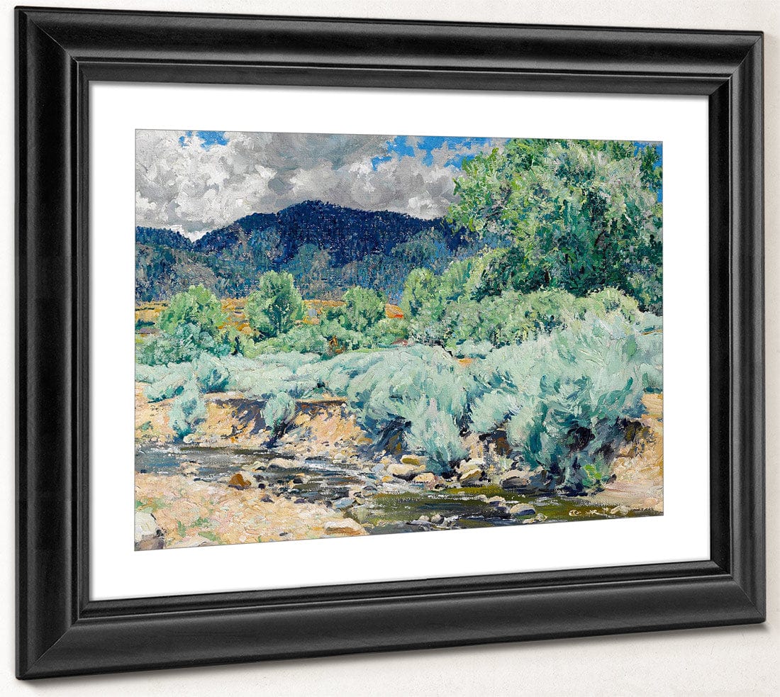 Greasewood, Santa Fe River By Walter Ufer Fine Art Print