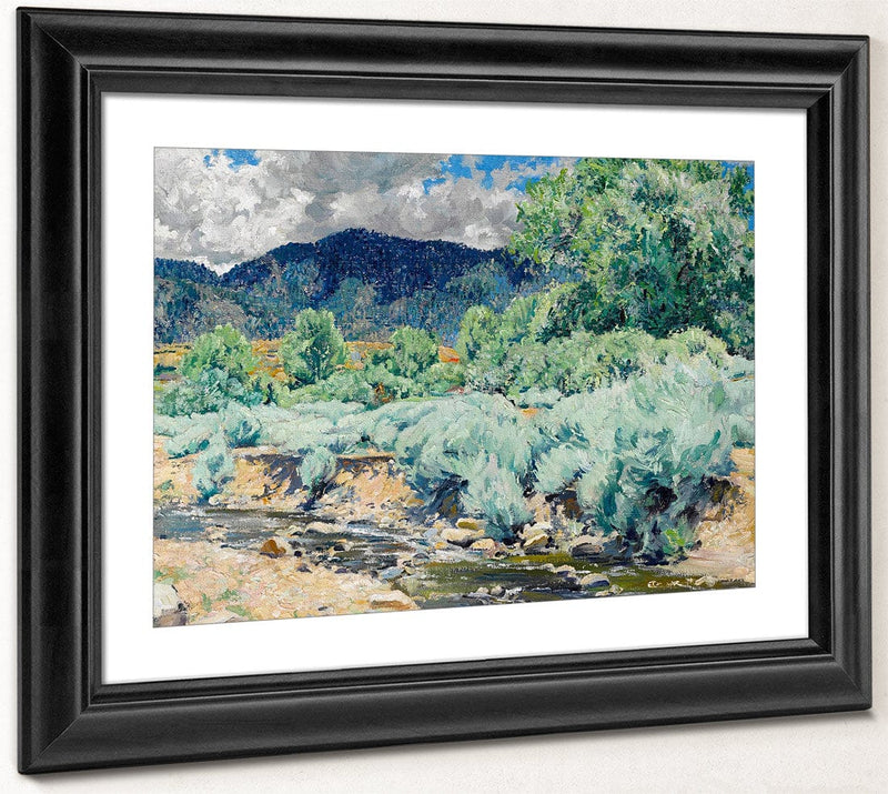 Greasewood, Santa Fe River By Walter Ufer Fine Art Print
