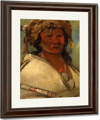 Great Hero, A Chief By George Catlin Fine Art Print
