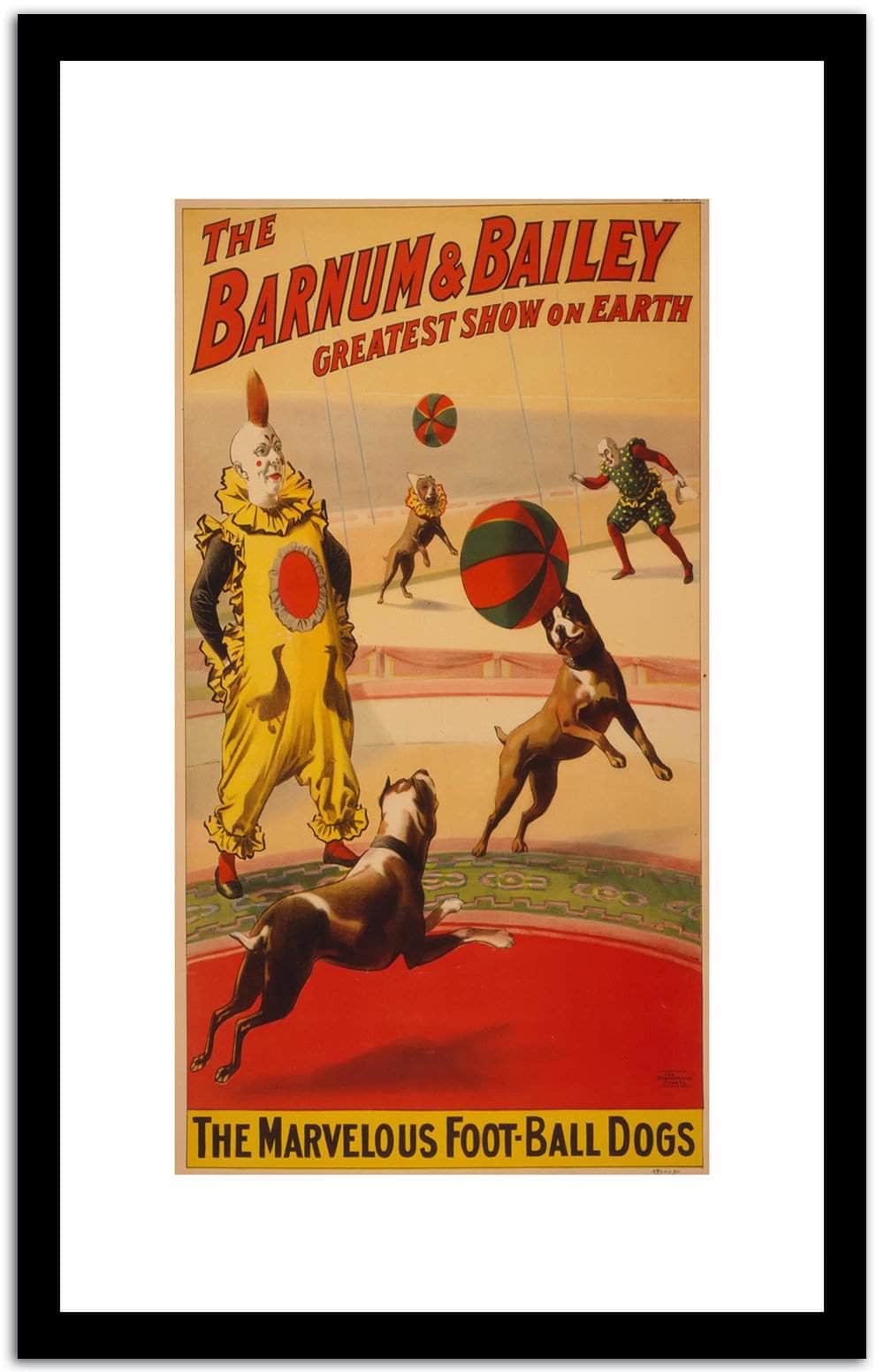 Greatest Show On Earth  Vintage Circus Poster Fine Art Print