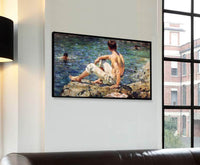 Green And Gold Painting Henry Scott Tuke Canvas Art Fine Art Print