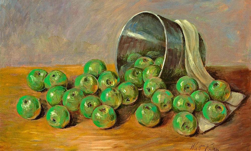 Green Apples By Walt Kuhn Fine Art Print