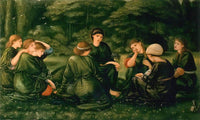 Green Summer By Edward Coley Burne Jones Fine Art Print