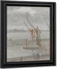Grey And Silver Chelsea Wharf 1868 By James McNeill Whistler Fine Art Print