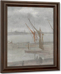Grey And Silver Chelsea Wharf 1868 By James McNeill Whistler Fine Art Print