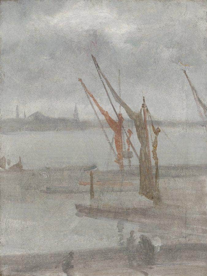Grey And Silver Chelsea Wharf 1868 By James McNeill Whistler Fine Art Print