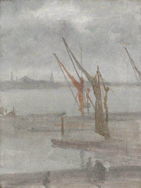 Grey And Silver Chelsea Wharf 1868 By James McNeill Whistler Fine Art Print