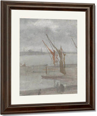 Grey And Silver Chelsea Wharf 1868 By James McNeill Whistler Fine Art Print