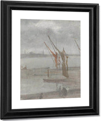 Grey And Silver Chelsea Wharf 1868 By James McNeill Whistler Fine Art Print