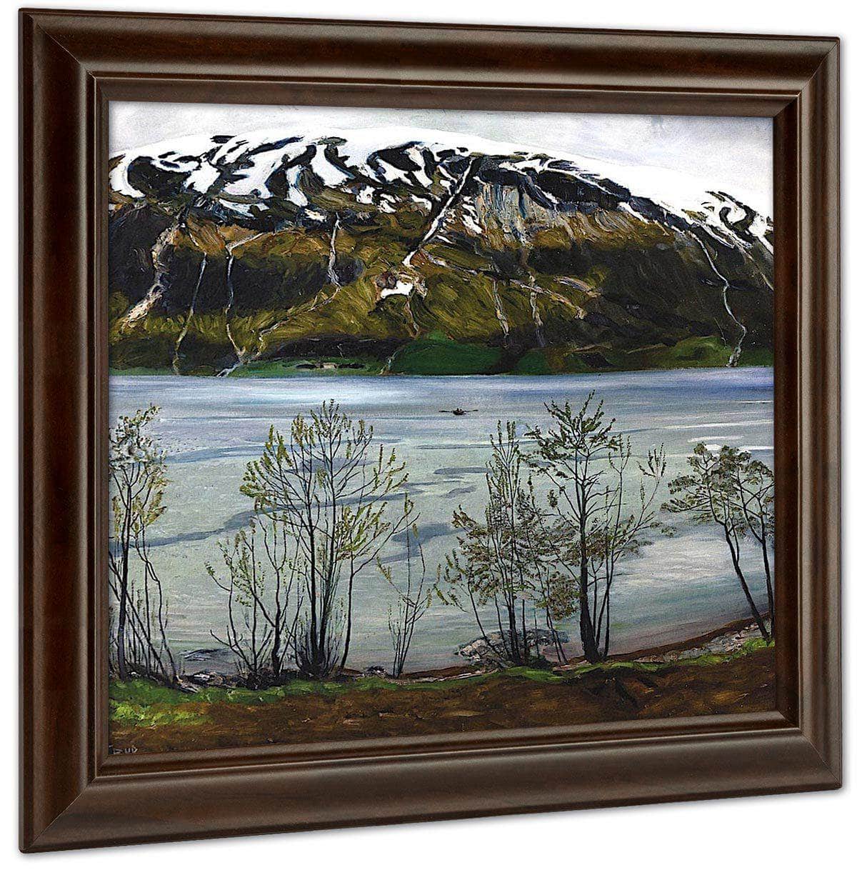 Grey Spring Evening By Nicolai Astrup Fine Art Print