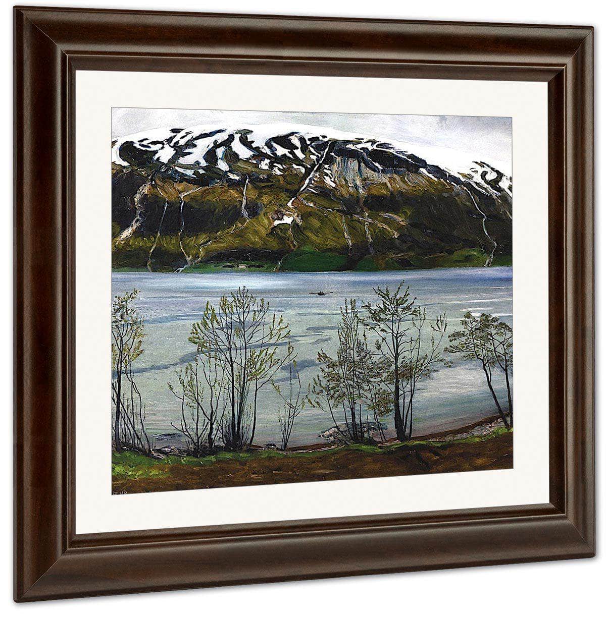 Grey Spring Evening By Nicolai Astrup Fine Art Print
