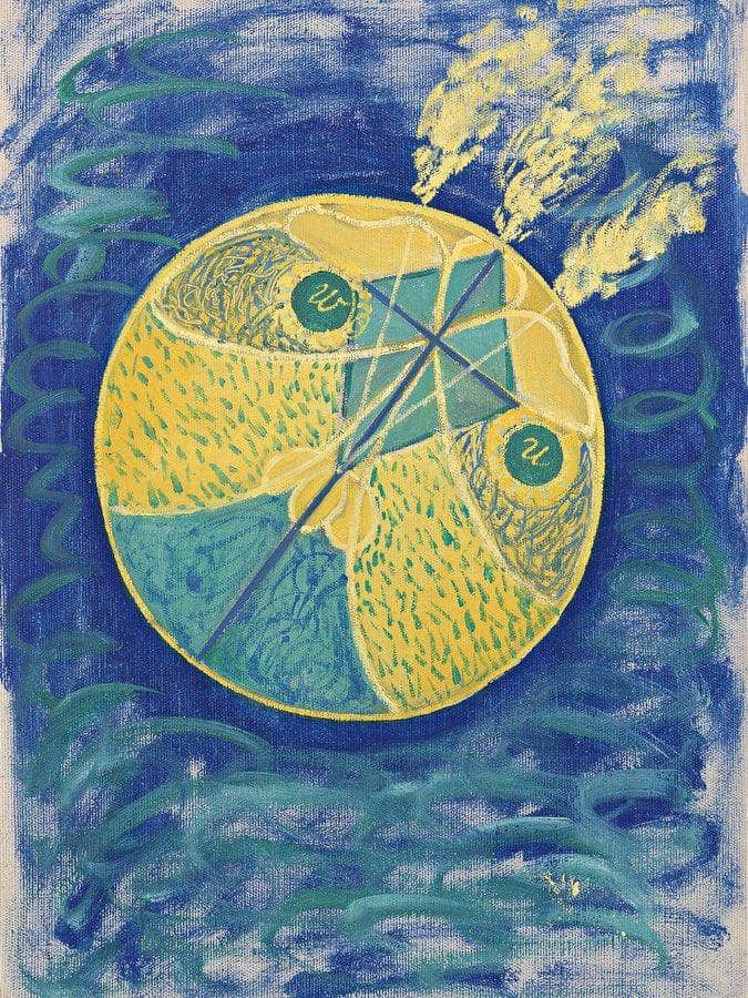 Group I No 7 Primordial Chaos 1907 By Hilma Af Klint Fine Art Print