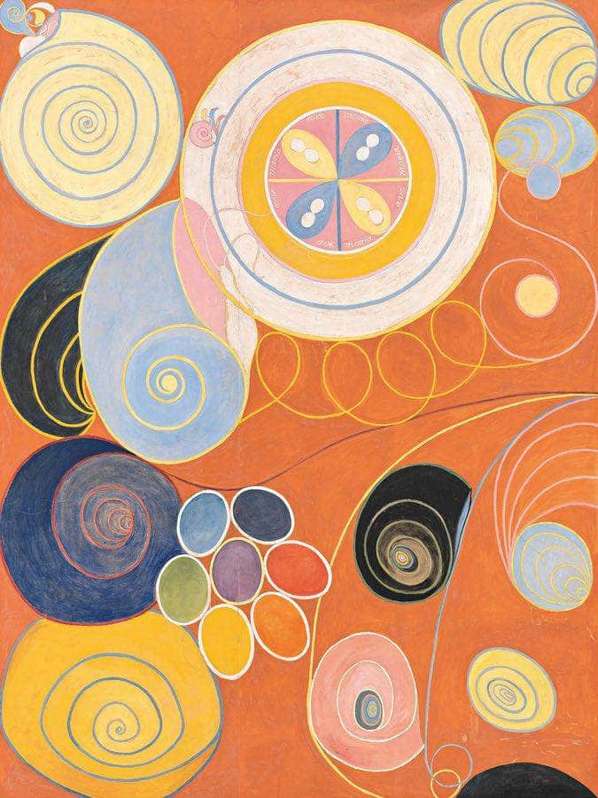 Group Iv No 3 The Ten Largest Youth 1907 By Hilma Af Klint Fine Art Print