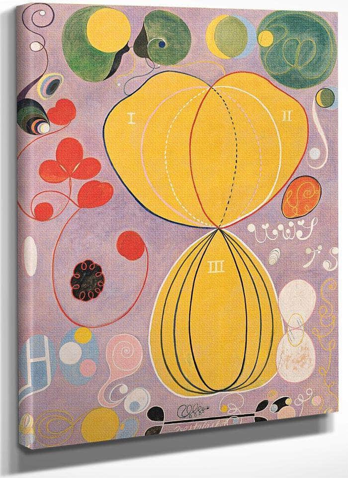 Group Iv No 7 The Ten Largest Adulthood 1907 By Hilma Af Klint Fine Art Print