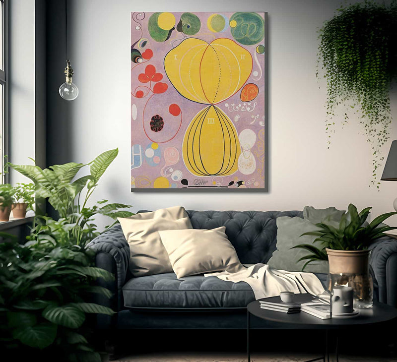 Group Iv No 7 The Ten Largest Adulthood 1907 By Hilma Af Klint Fine Art Print