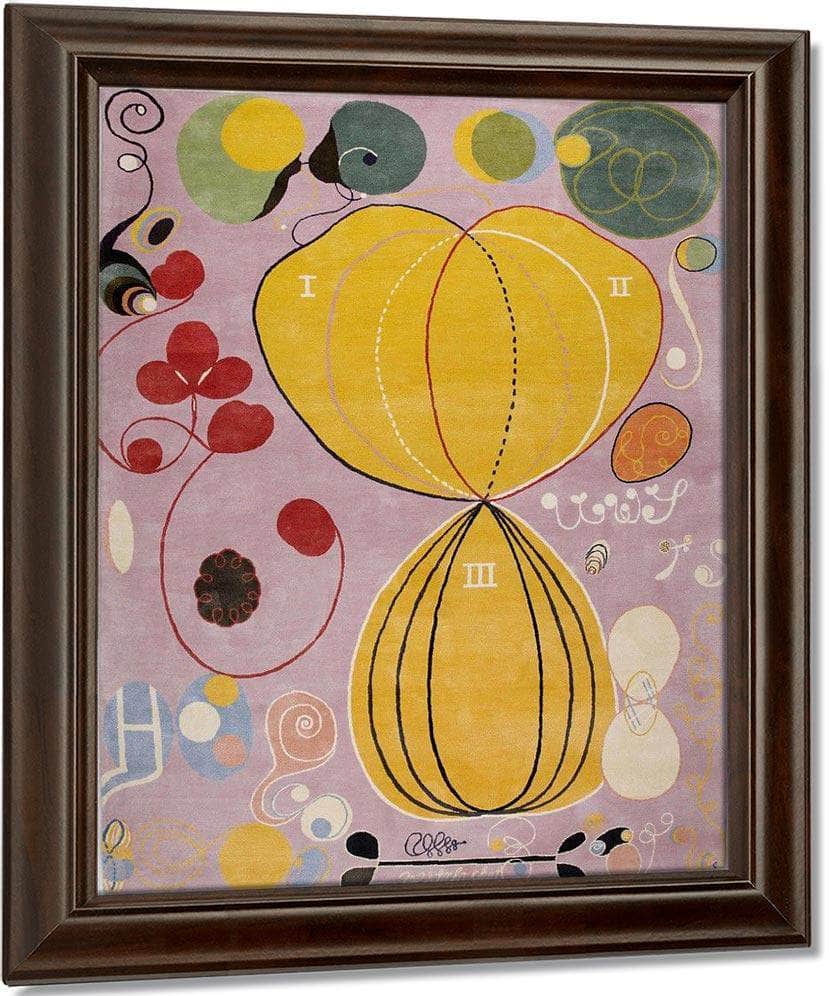 Group Iv No 7. The Ten Largest By Hilma Af Klint Fine Art Print