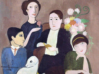 Group Of Artists 1908 By Marie Laurencin Fine Art Print
